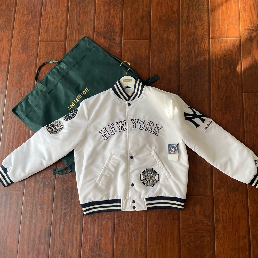 ALD Yankees Satin Stadium Jacket